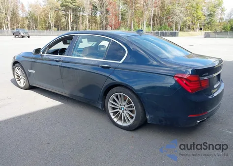 2013 BMW 750Li xDrive из США, поврежденный, VIN WBAYF8C51DD141386